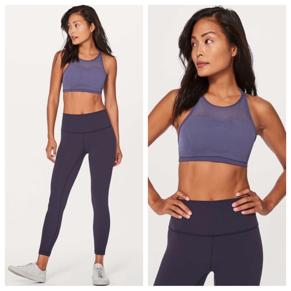 Lululemon Get Set Bra in Moody Blue